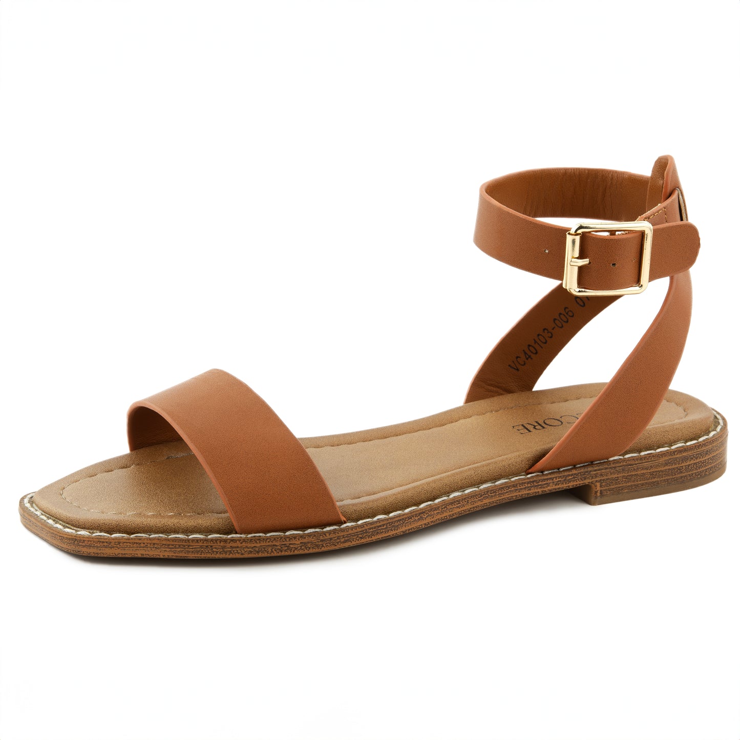 Clara 2 Women's Adjustable Buckle Ankle Strap Flat Sandals