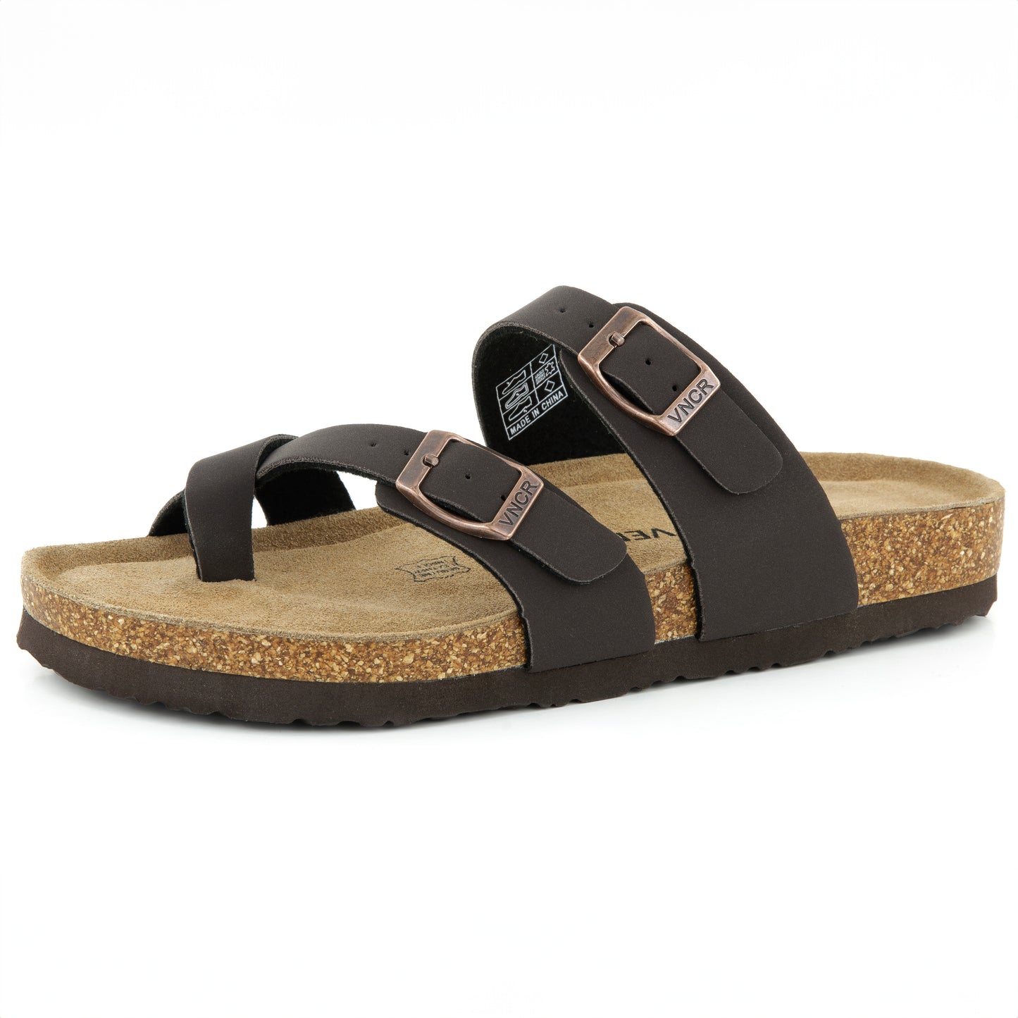 Arena Women's Cork Footbed Double Strap Thong Sandals