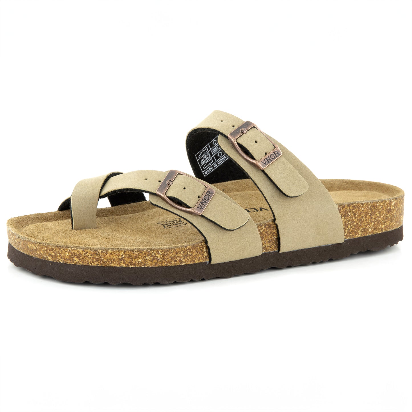 Arena Women's Cork Footbed Double Strap Thong Sandals